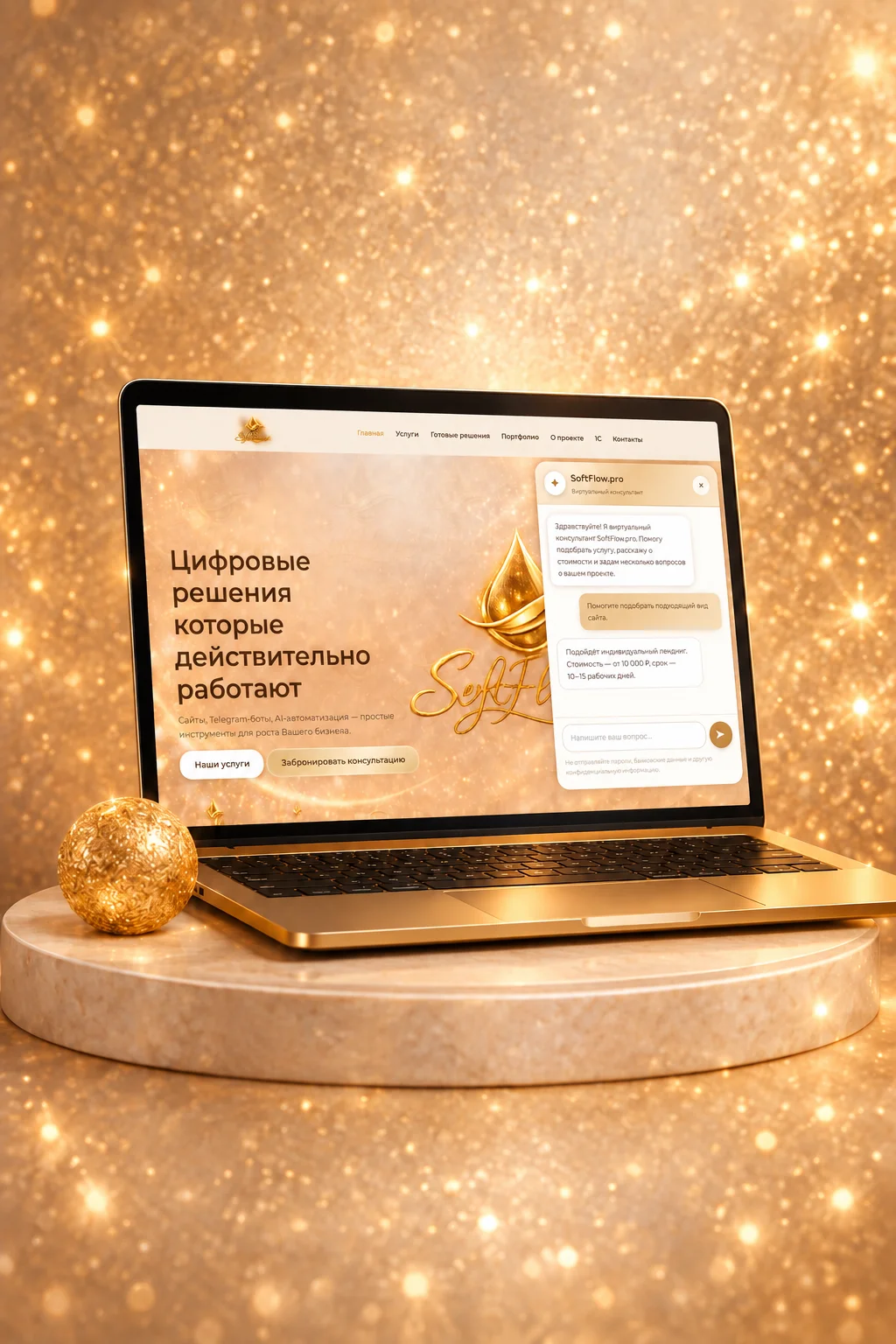 AI-консультант SoftFlow.pro для подбора цифровых решений