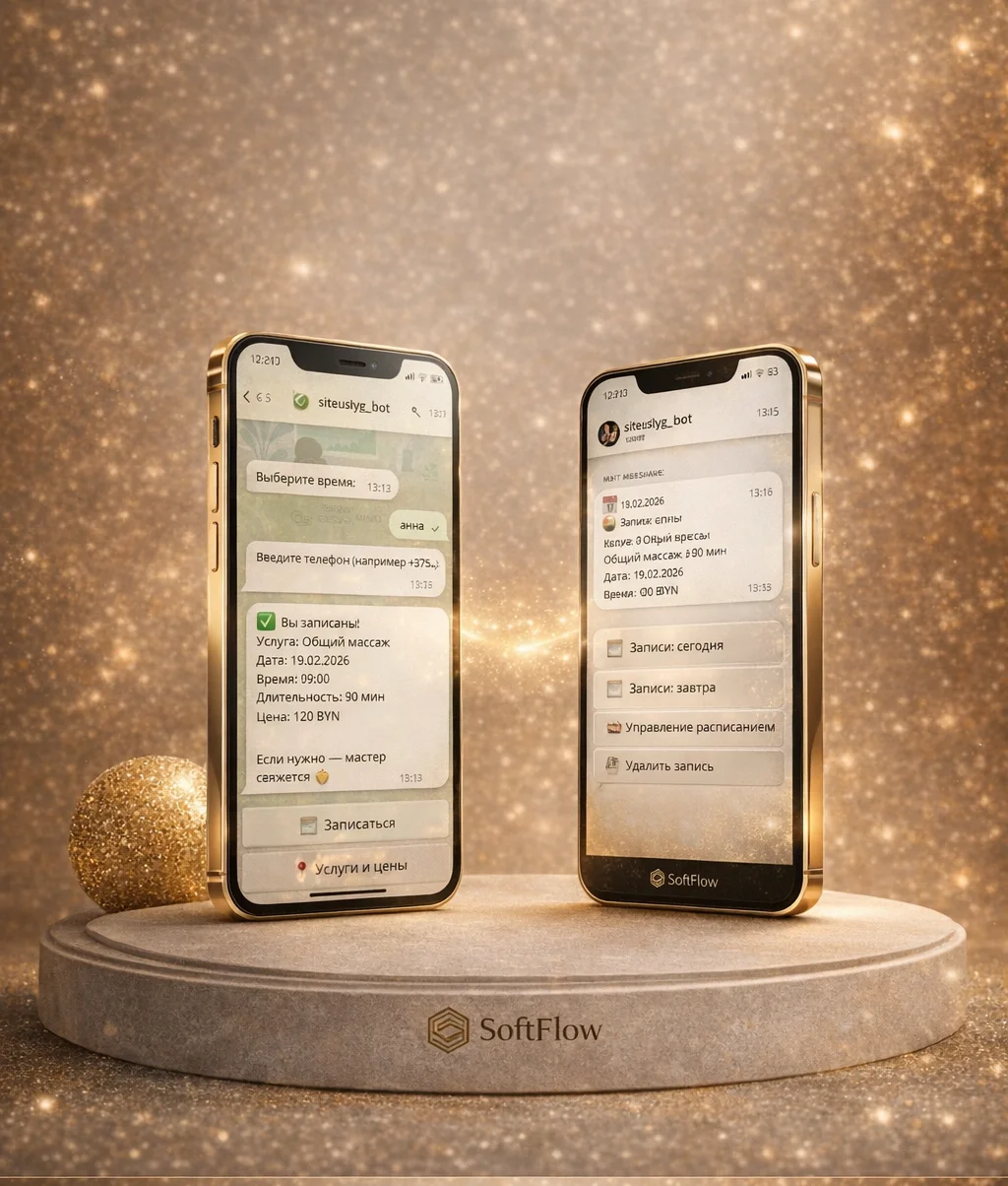 Готовый Telegram-бот для записи клиентов